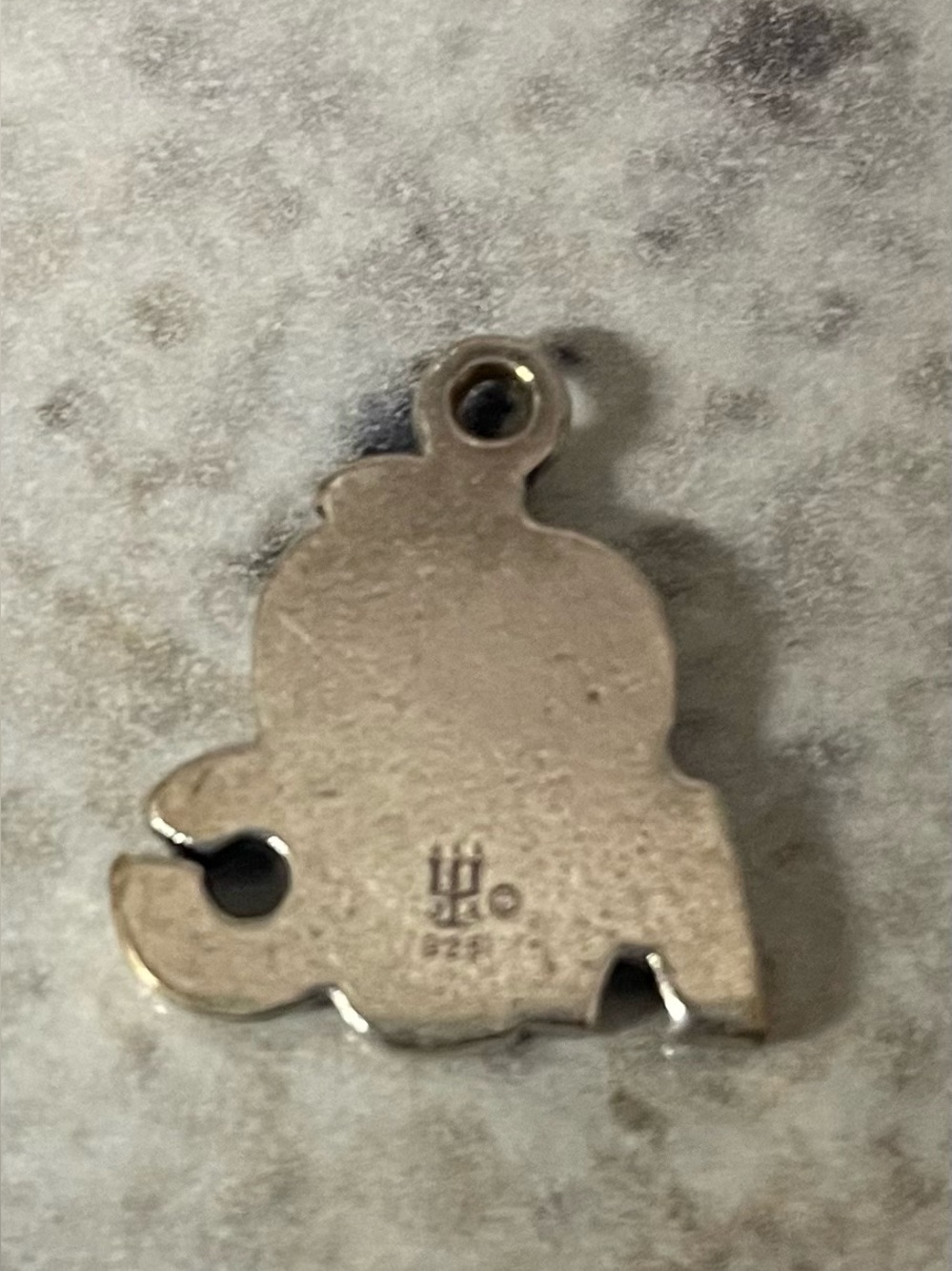 James Avery Silver ABC Apple Charm - Picture 3 of 3